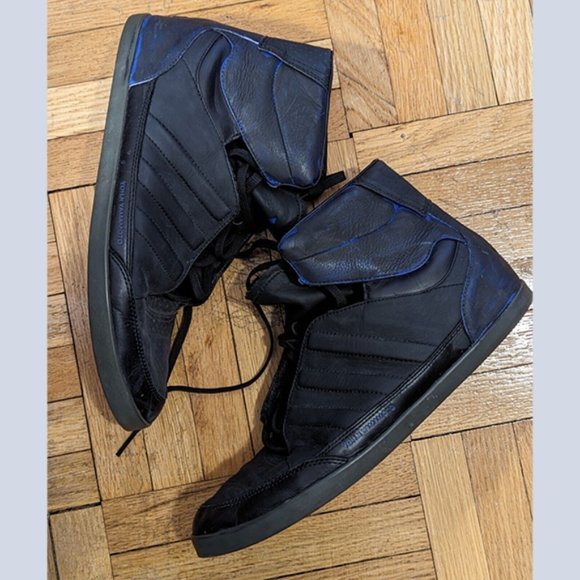 Y-3 Black High-Top Athletic Shoes - Picture 6 of 13